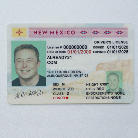 Fake New Mexico Driver's License - Perfect Quality And Discreet