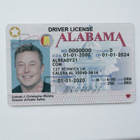 Fake Alabama Driver S License Perfect Replica With All S   106 Medium Default 